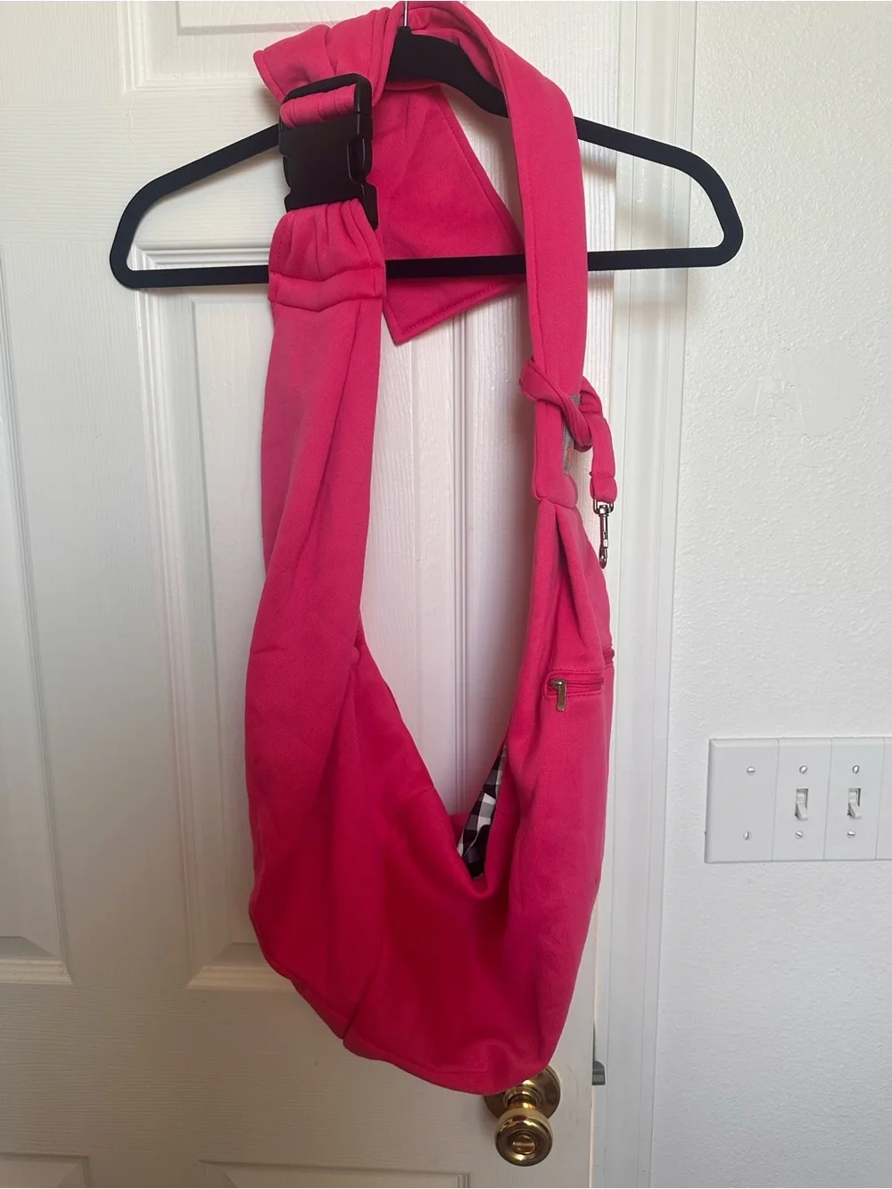 Hot Pink Hands-Free Pet Sling Carrier